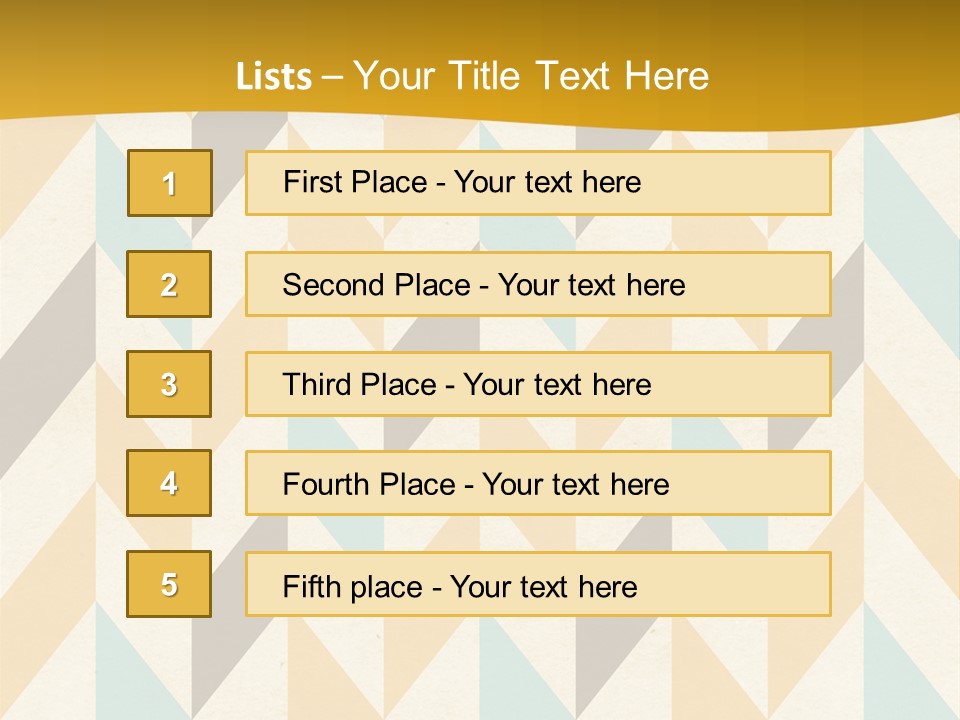 Geometric Paper Pattern PowerPoint Template