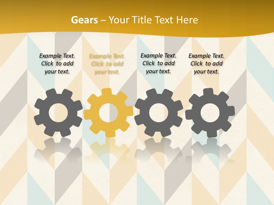 Geometric Paper Pattern PowerPoint Template