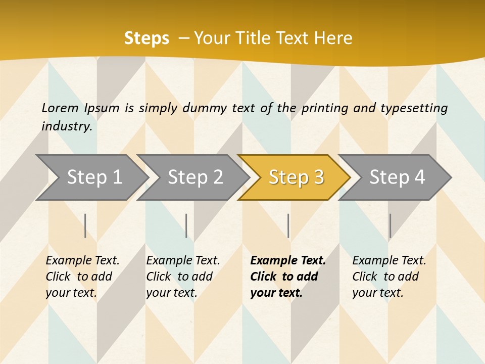 Geometric Paper Pattern PowerPoint Template