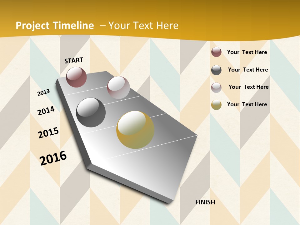 Geometric Paper Pattern PowerPoint Template