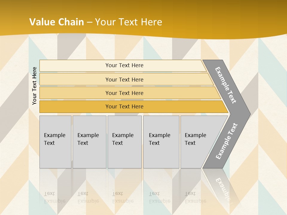 Geometric Paper Pattern PowerPoint Template