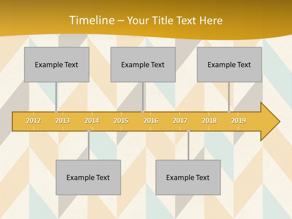 Geometric Paper Pattern PowerPoint Template