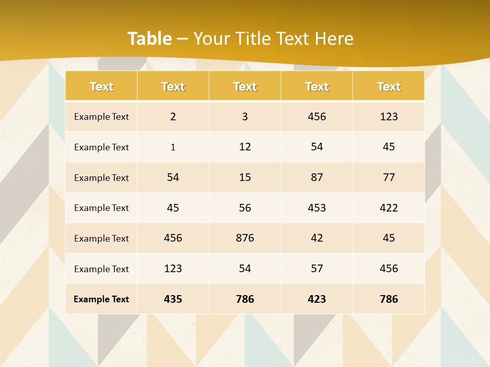 Geometric Paper Pattern PowerPoint Template