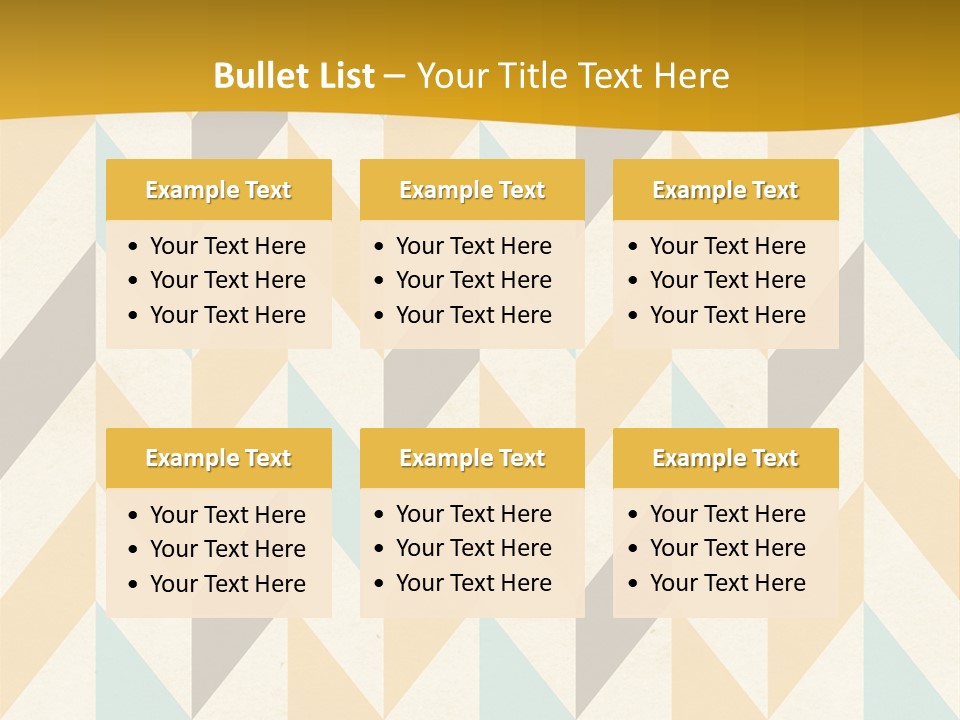 Geometric Paper Pattern PowerPoint Template