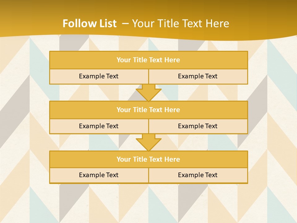 Geometric Paper Pattern PowerPoint Template