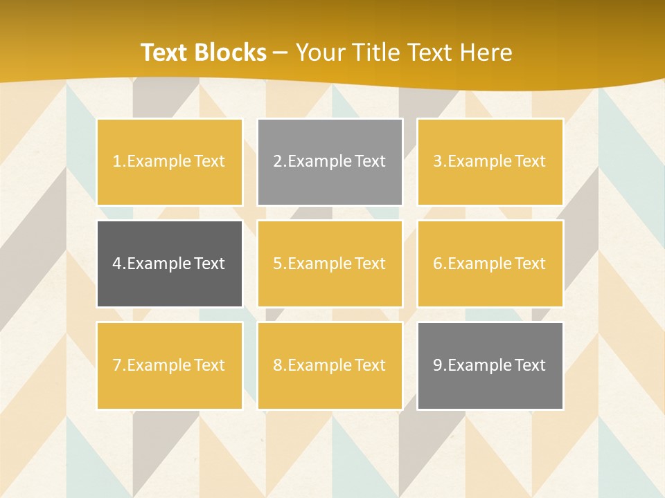 Geometric Paper Pattern PowerPoint Template