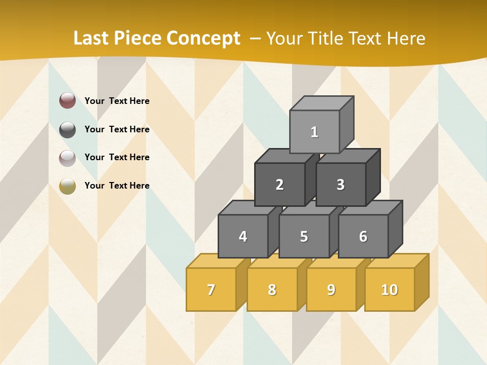 Geometric Paper Pattern PowerPoint Template