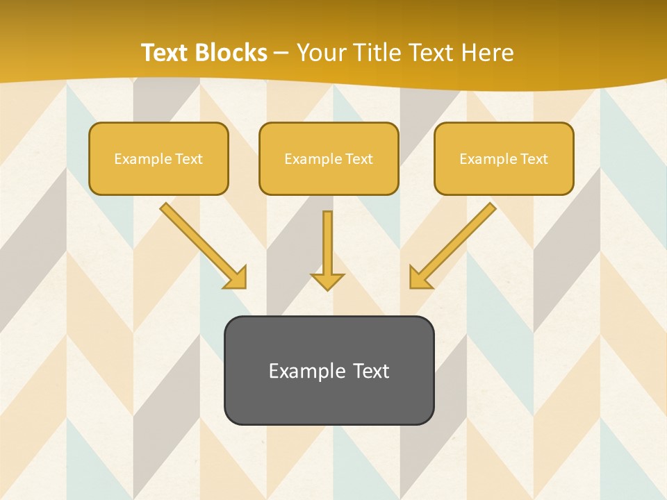 Geometric Paper Pattern PowerPoint Template