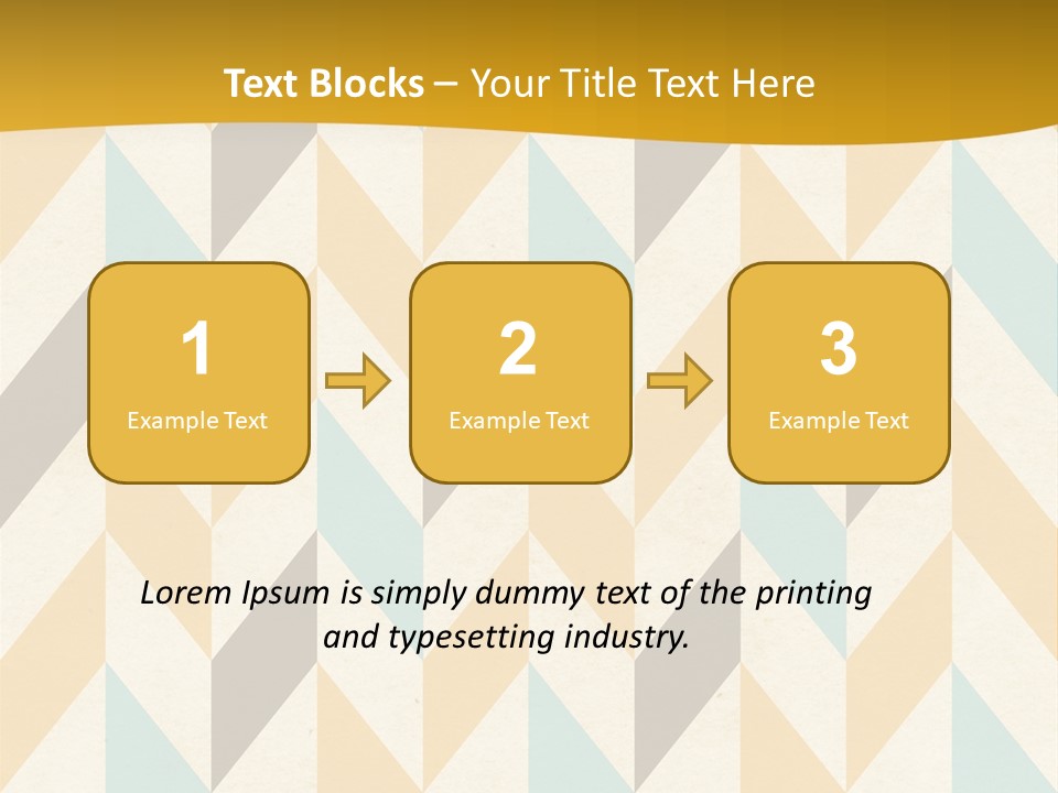 Geometric Paper Pattern PowerPoint Template