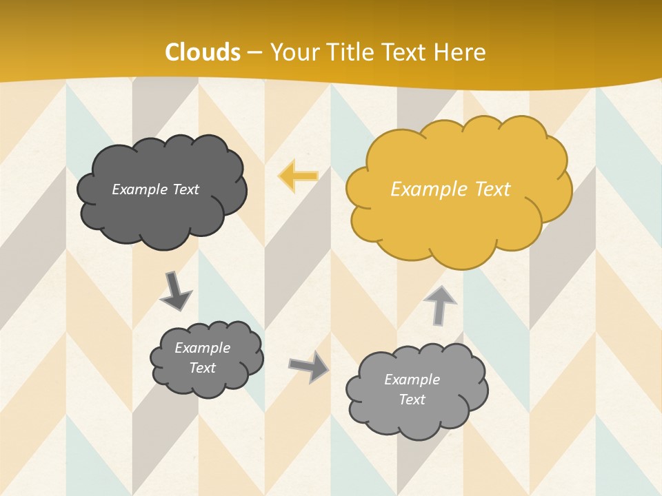 Geometric Paper Pattern PowerPoint Template