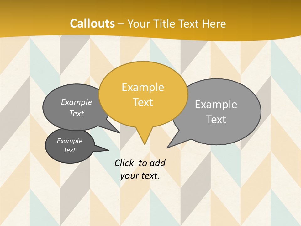 Geometric Paper Pattern PowerPoint Template