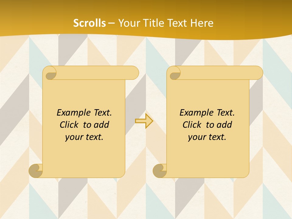 Geometric Paper Pattern PowerPoint Template