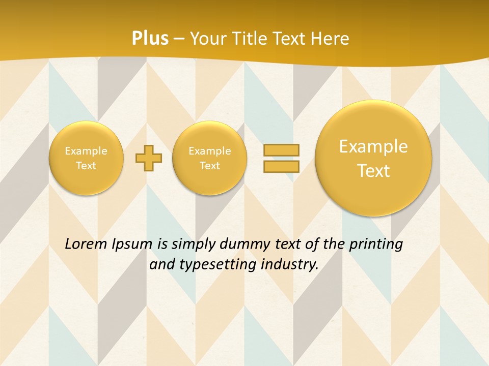 Geometric Paper Pattern PowerPoint Template