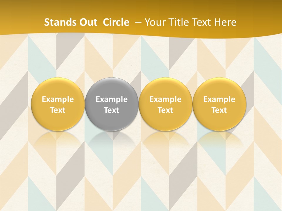 Geometric Paper Pattern PowerPoint Template