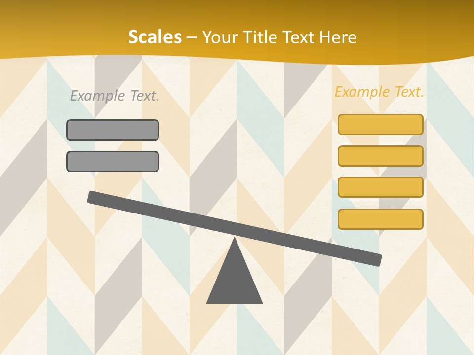 Geometric Paper Pattern PowerPoint Template