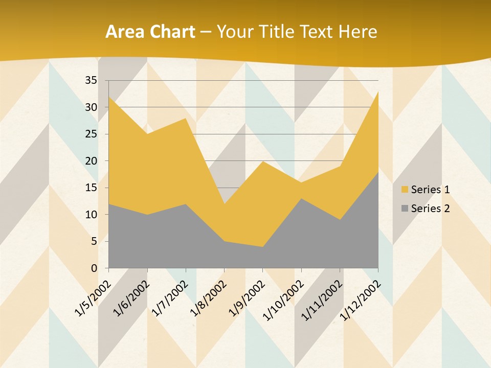 Geometric Paper Pattern PowerPoint Template