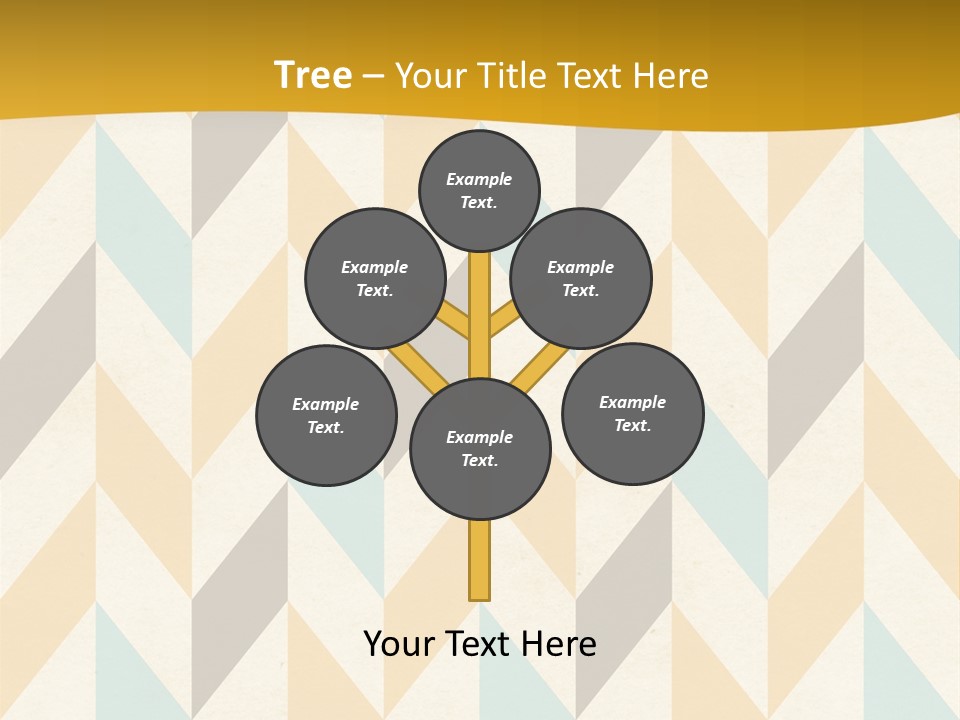 Geometric Paper Pattern PowerPoint Template