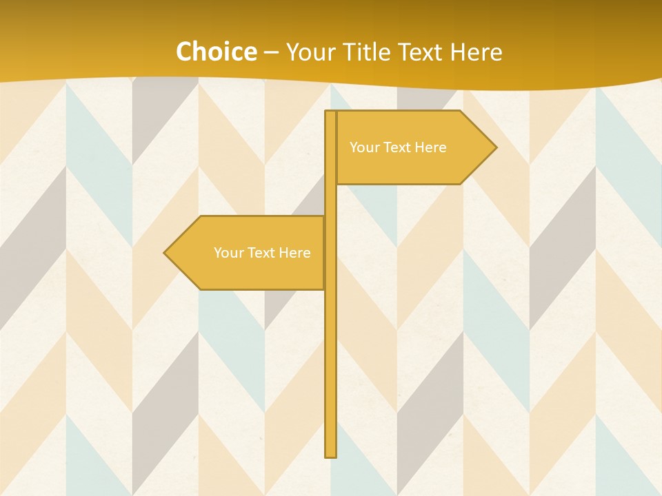 Geometric Paper Pattern PowerPoint Template