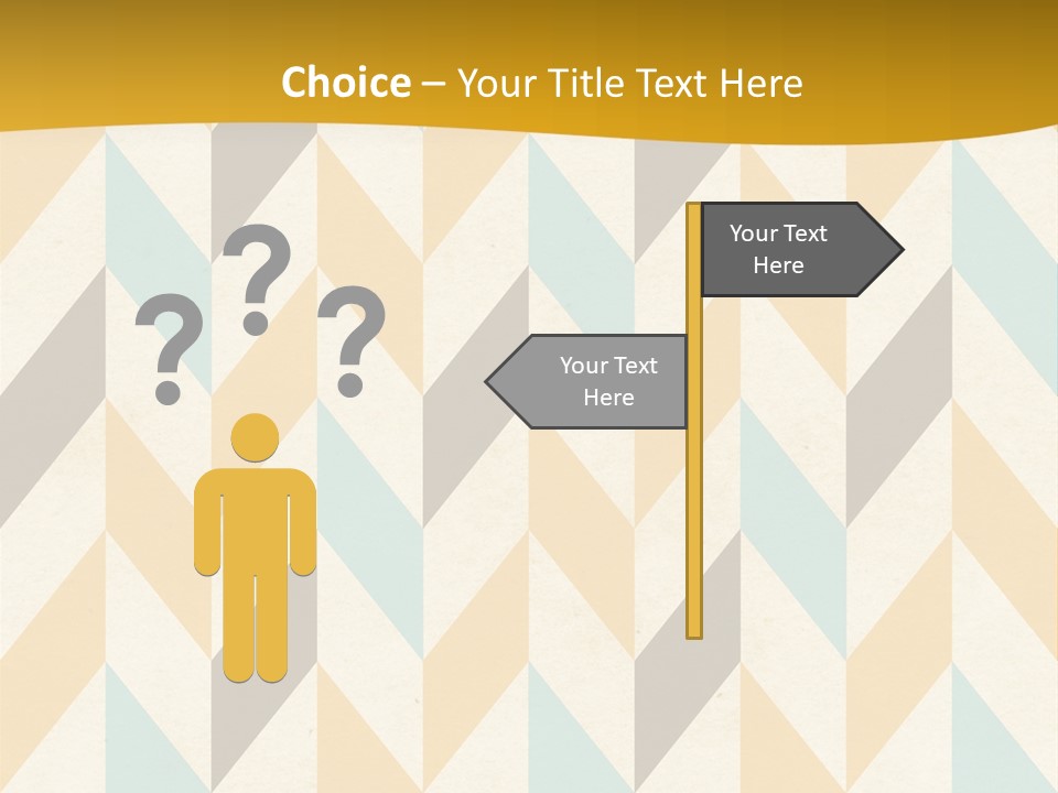 Geometric Paper Pattern PowerPoint Template