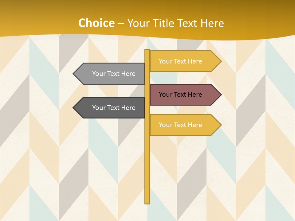 Geometric Paper Pattern PowerPoint Template