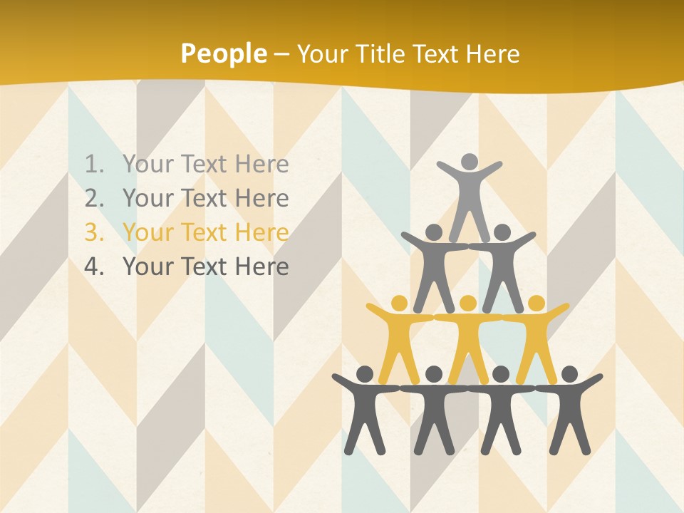 Geometric Paper Pattern PowerPoint Template