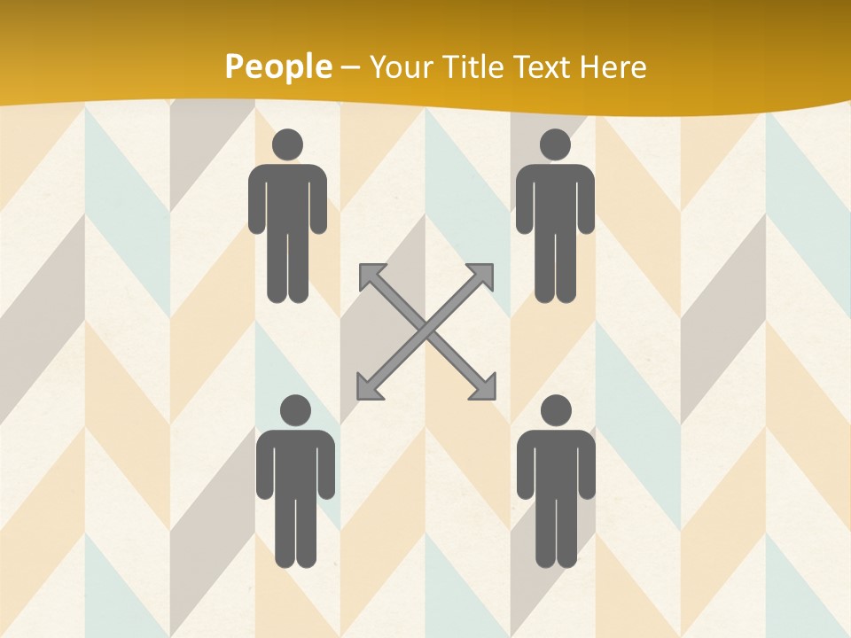 Geometric Paper Pattern PowerPoint Template