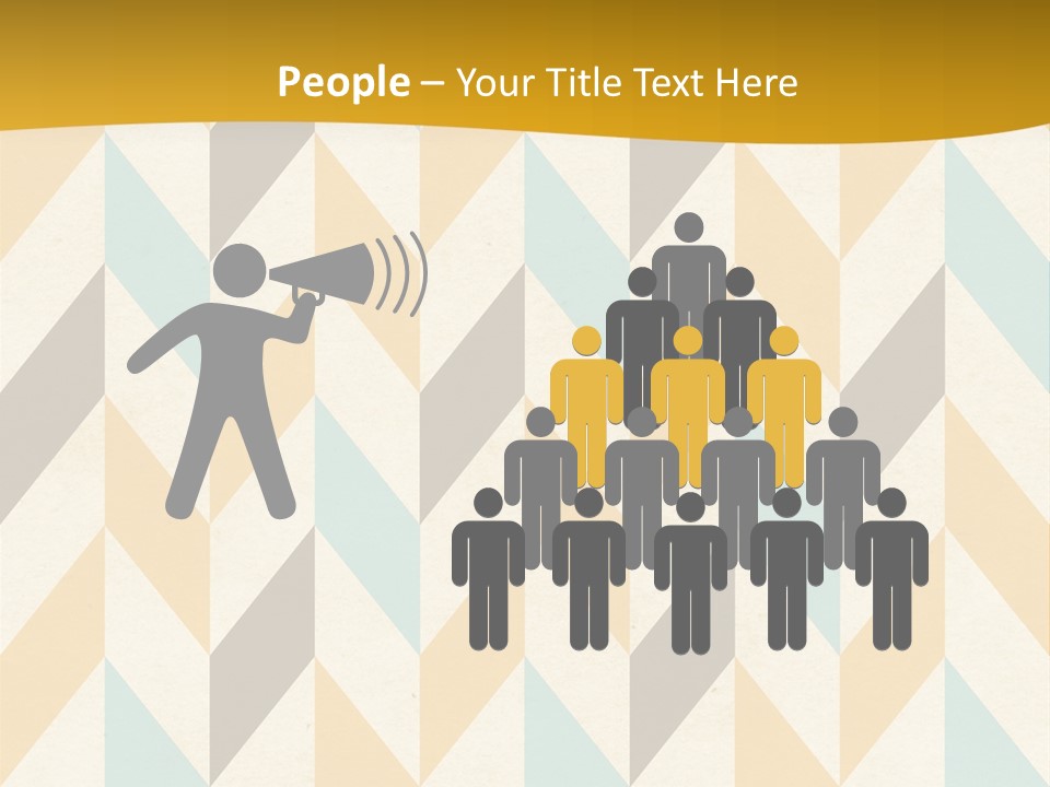 Geometric Paper Pattern PowerPoint Template