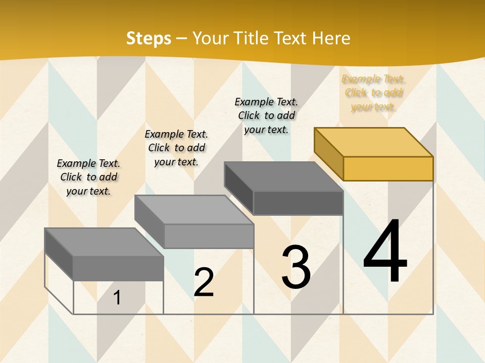 Geometric Paper Pattern PowerPoint Template