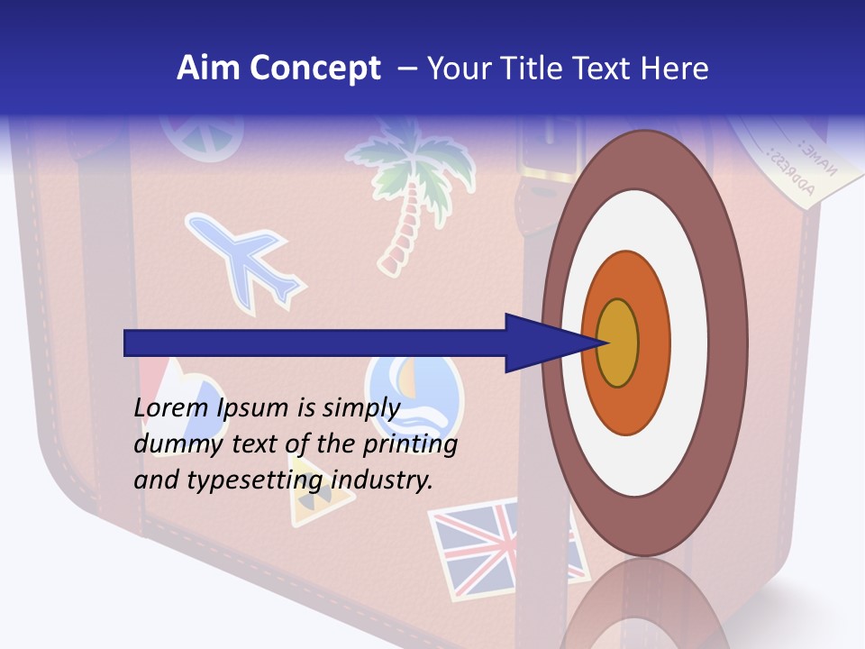Travel Case Single PowerPoint Template