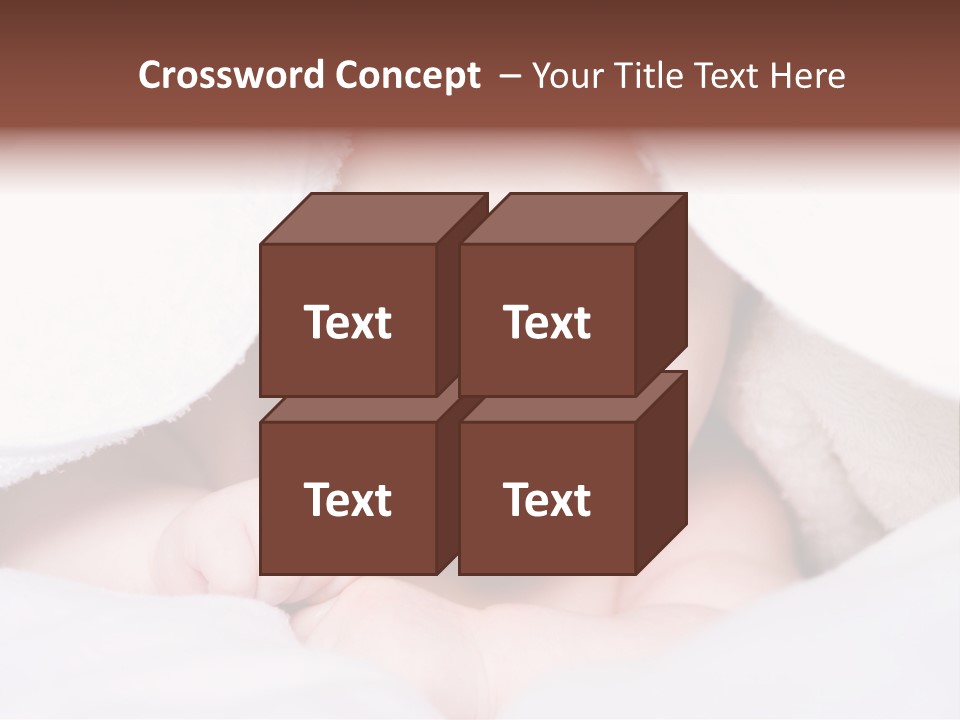 Joyful Infant Laughing PowerPoint Template