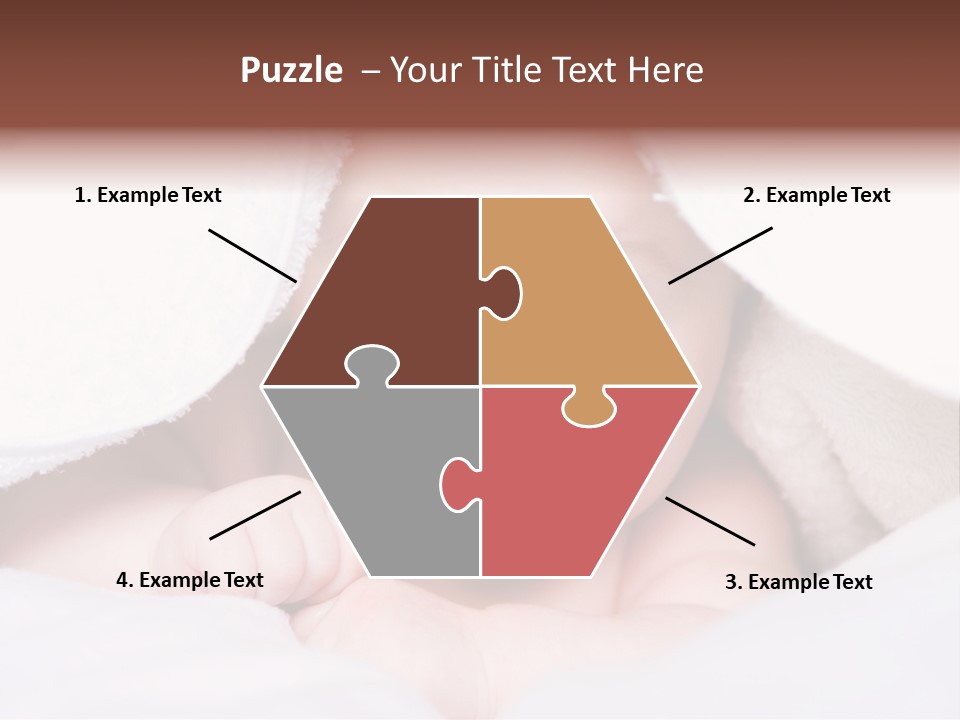 Joyful Infant Laughing PowerPoint Template