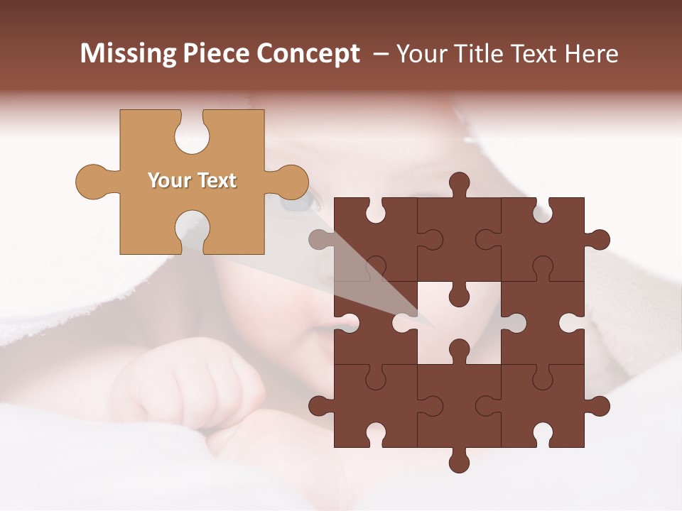 Joyful Infant Laughing PowerPoint Template