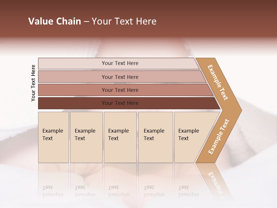 Joyful Infant Laughing PowerPoint Template