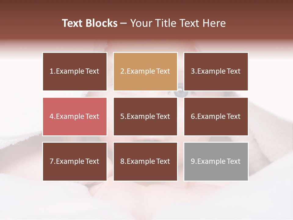 Joyful Infant Laughing PowerPoint Template