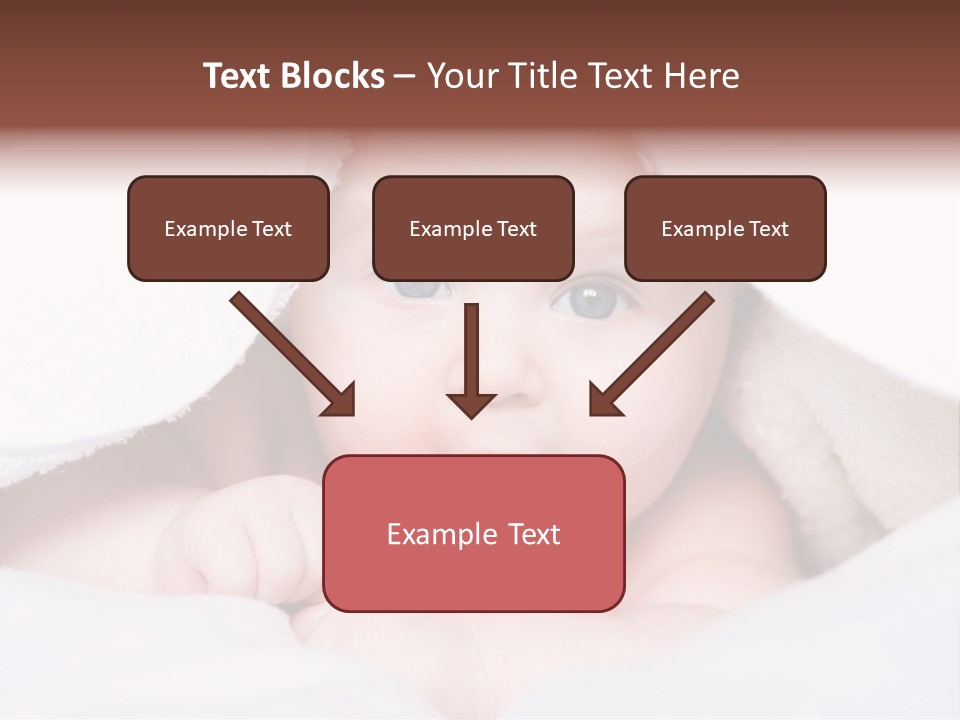 Joyful Infant Laughing PowerPoint Template