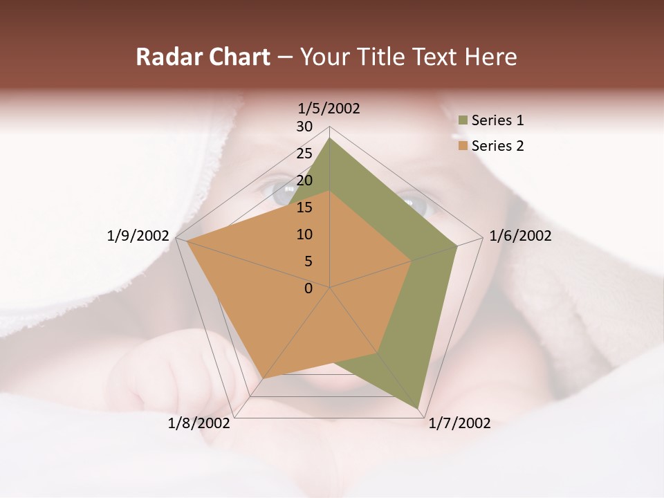 Joyful Infant Laughing PowerPoint Template