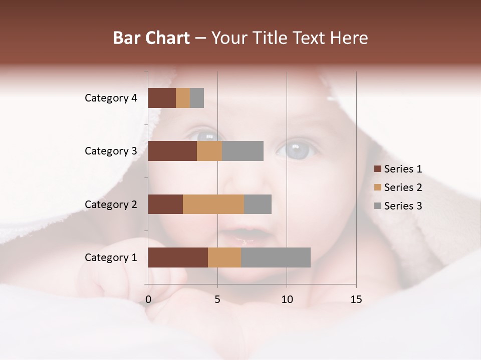 Joyful Infant Laughing PowerPoint Template
