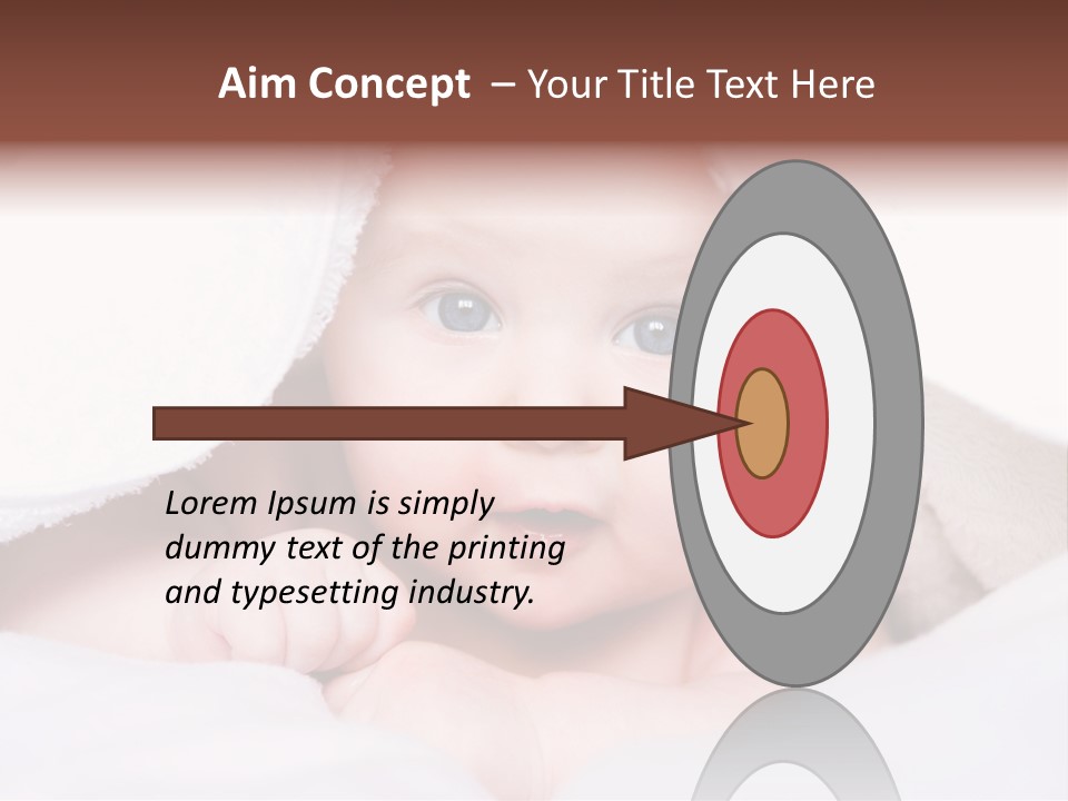 Joyful Infant Laughing PowerPoint Template