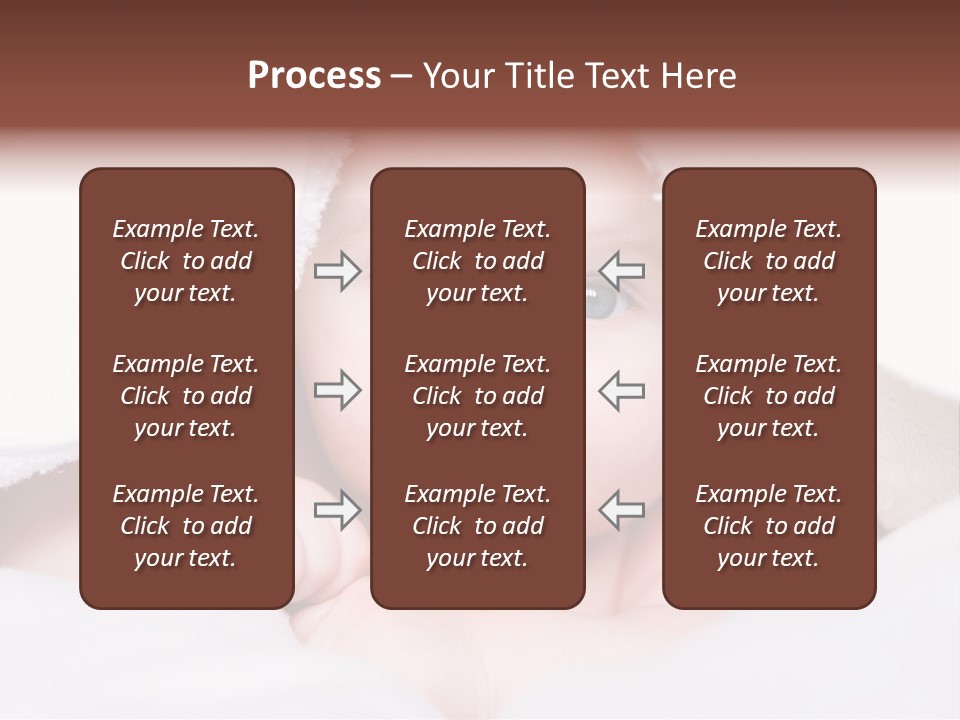 Joyful Infant Laughing PowerPoint Template