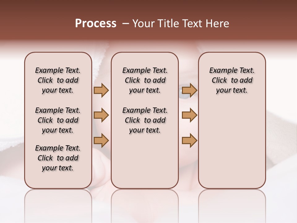 Joyful Infant Laughing PowerPoint Template