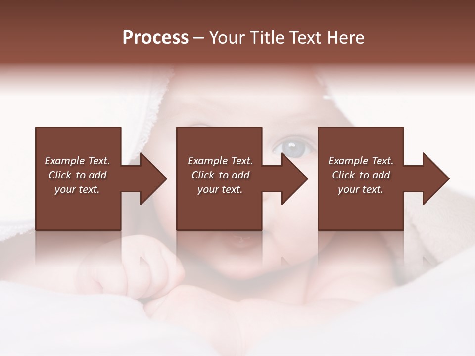 Joyful Infant Laughing PowerPoint Template