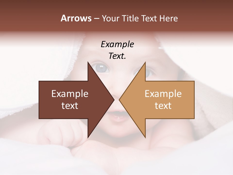 Joyful Infant Laughing PowerPoint Template