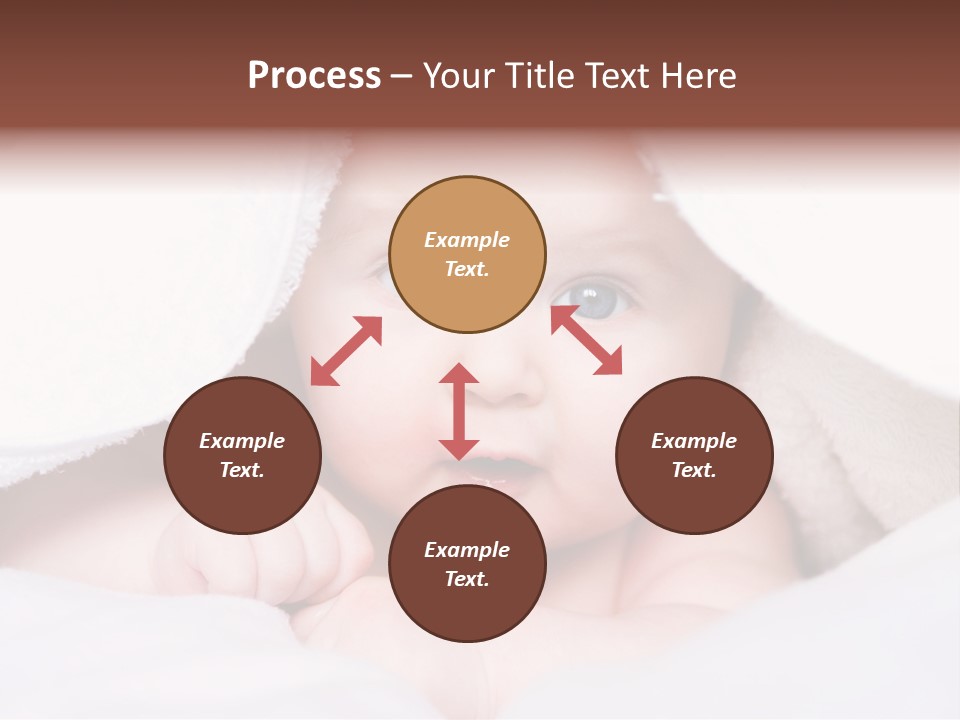 Joyful Infant Laughing PowerPoint Template