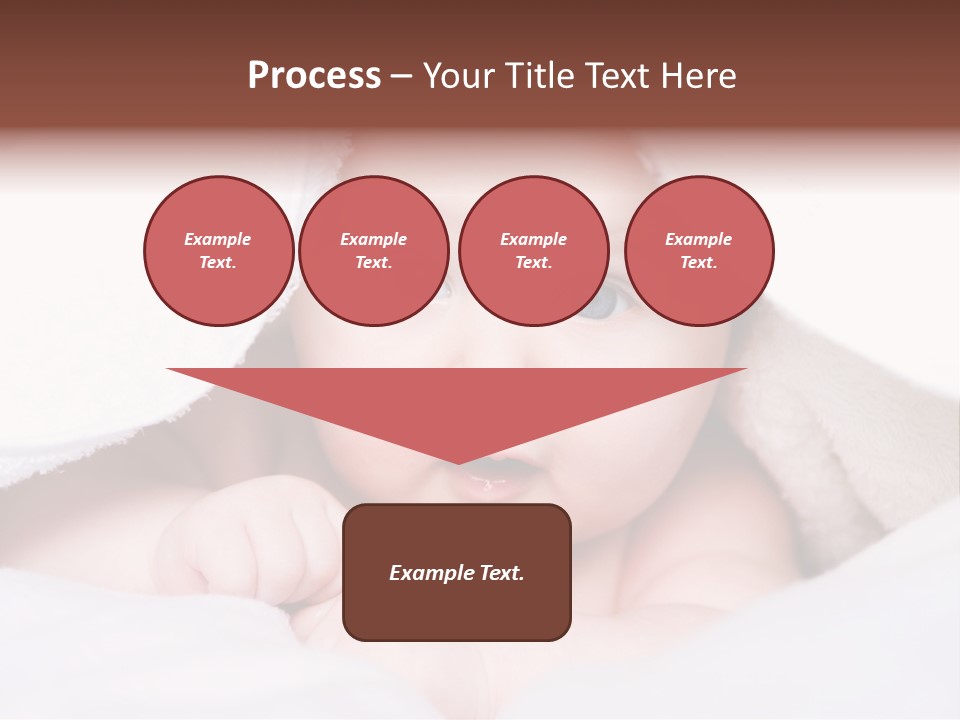 Joyful Infant Laughing PowerPoint Template