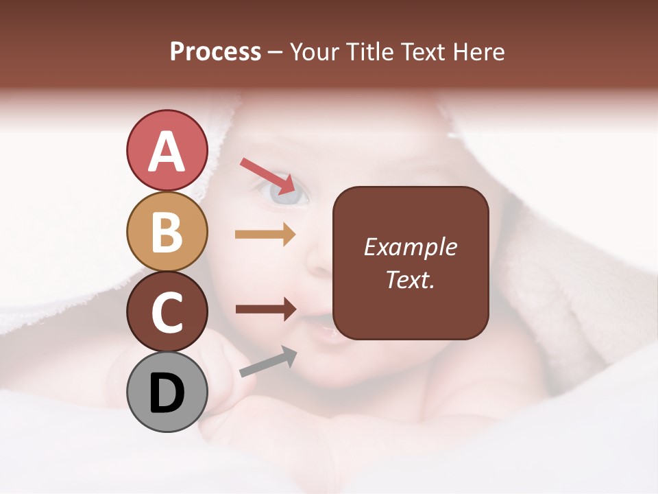Joyful Infant Laughing PowerPoint Template