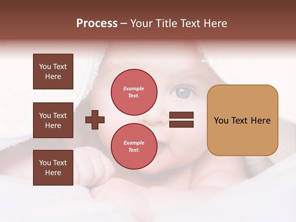 Joyful Infant Laughing PowerPoint Template