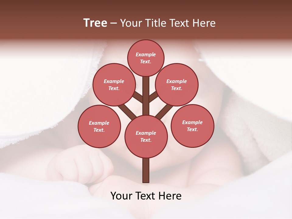 Joyful Infant Laughing PowerPoint Template