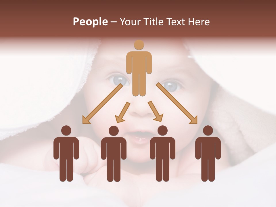 Joyful Infant Laughing PowerPoint Template