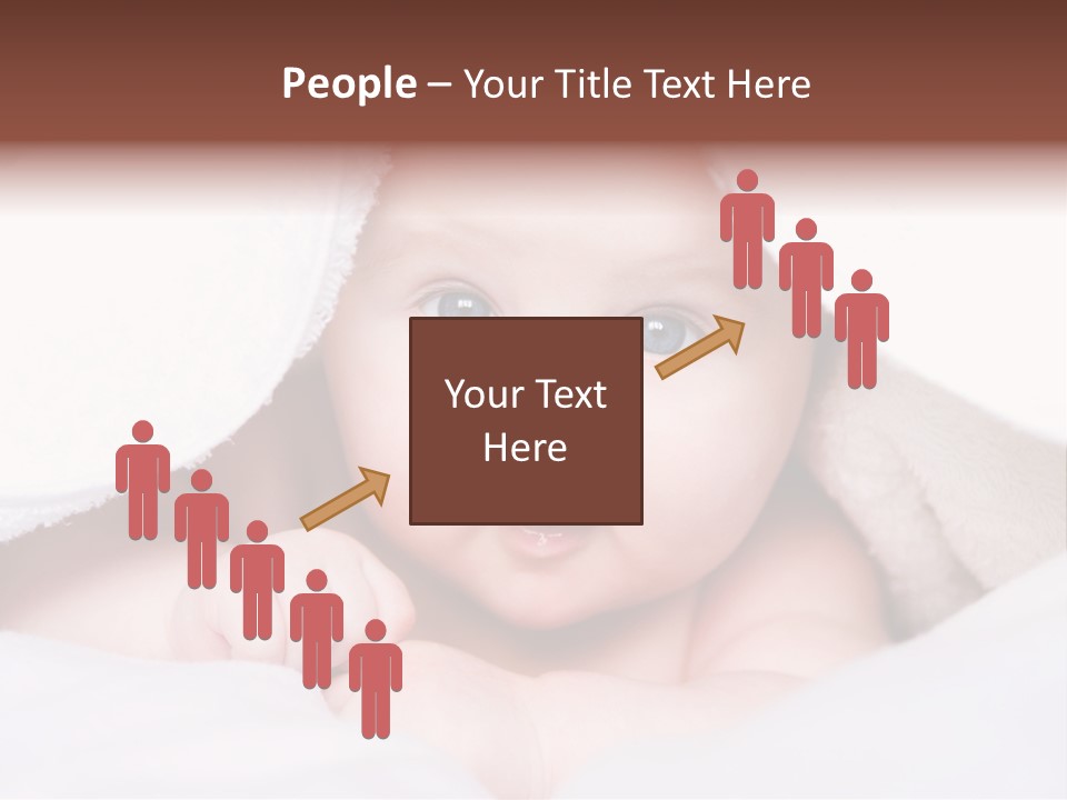 Joyful Infant Laughing PowerPoint Template