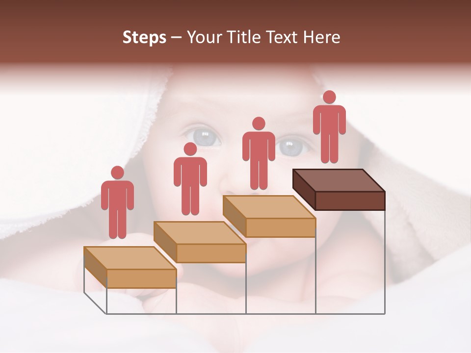 Joyful Infant Laughing PowerPoint Template